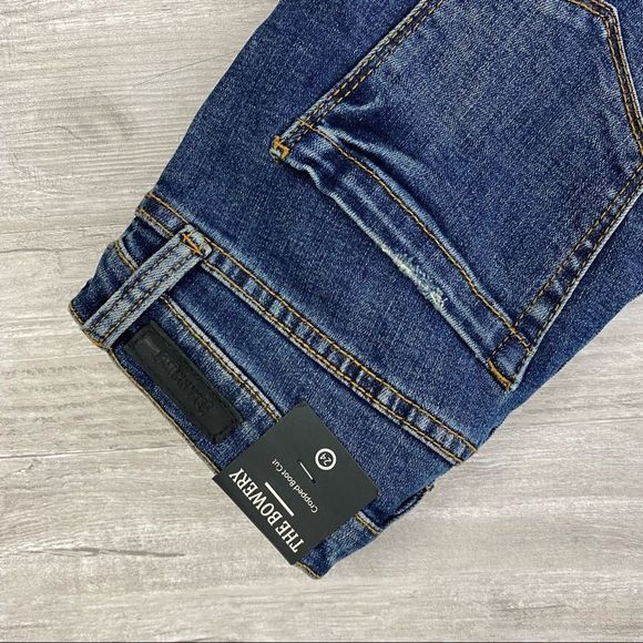 NWT BLANK NYC The Bowery Distressed Bootcut Jeans - Picture 4 of 13